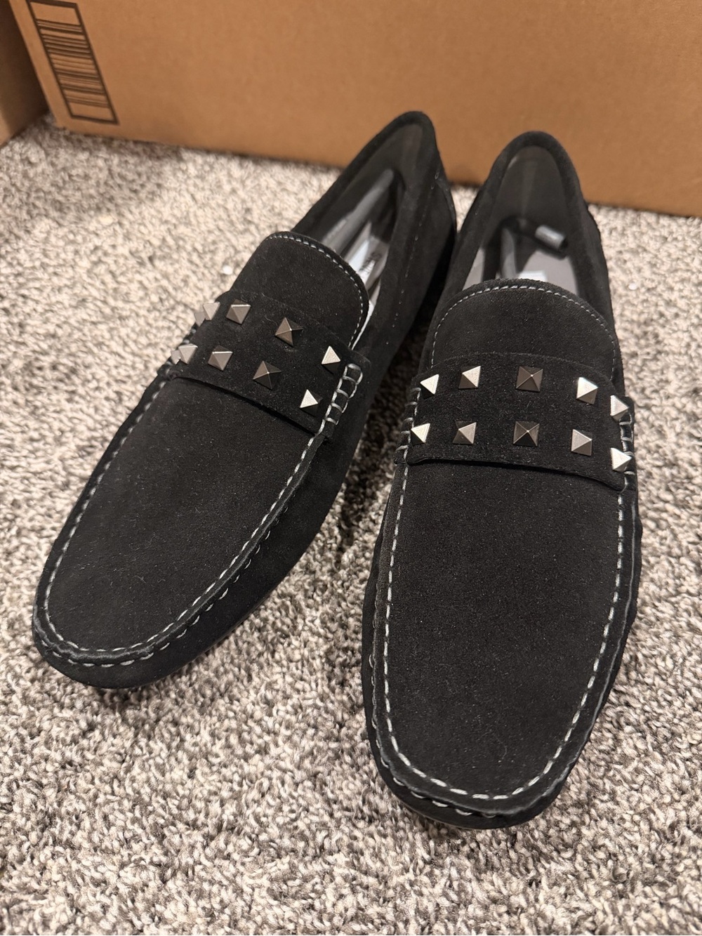 Steve Madden Marionn Black Driver Loafers Size 9